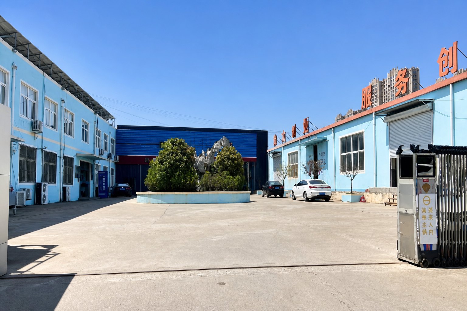 STM Qingdao plant courtyard